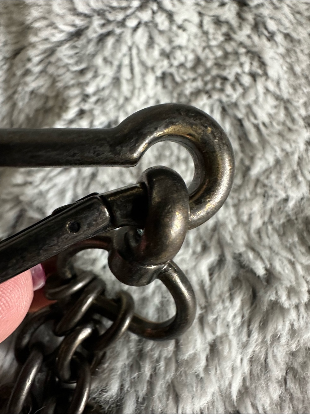 Coach Metal Feather Bag Charm Keychain - Picture 8 of 10